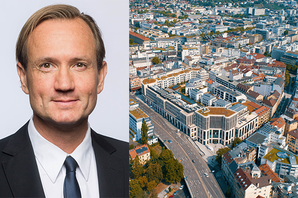 Lars Jähnichen, CEO of IPH Group (left); "Das Gerber" center in Stuttgart (right) /// credit: IPH Centermanagement GmbH