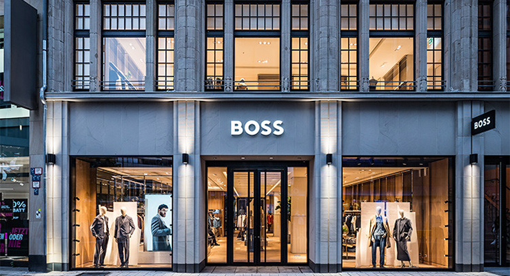 Frasers Group first acquired a stake in Hugo Boss in 2020. /// credit: HUGO BOSS Group